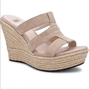 ugg tawnie wedge sandals size 12
